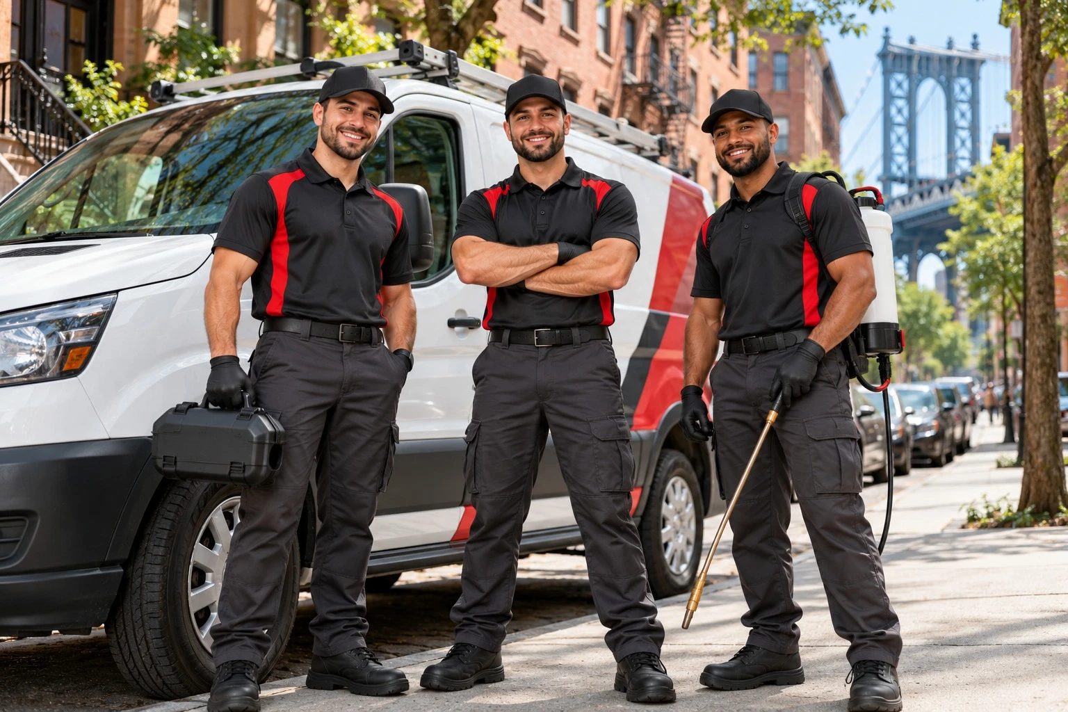 PestStop team beside a service van.